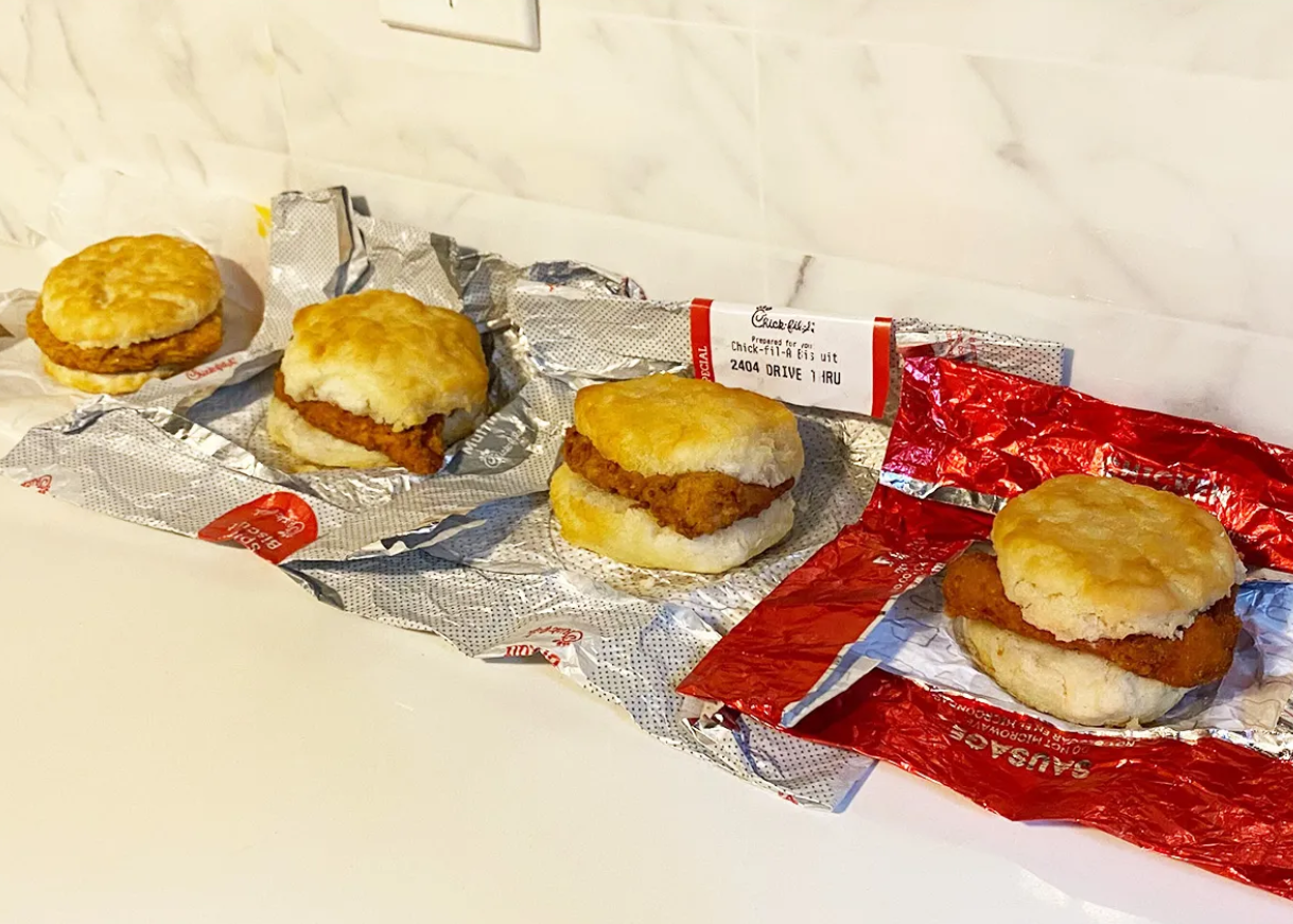 Chick-fil-A Breakfast Sandwiches