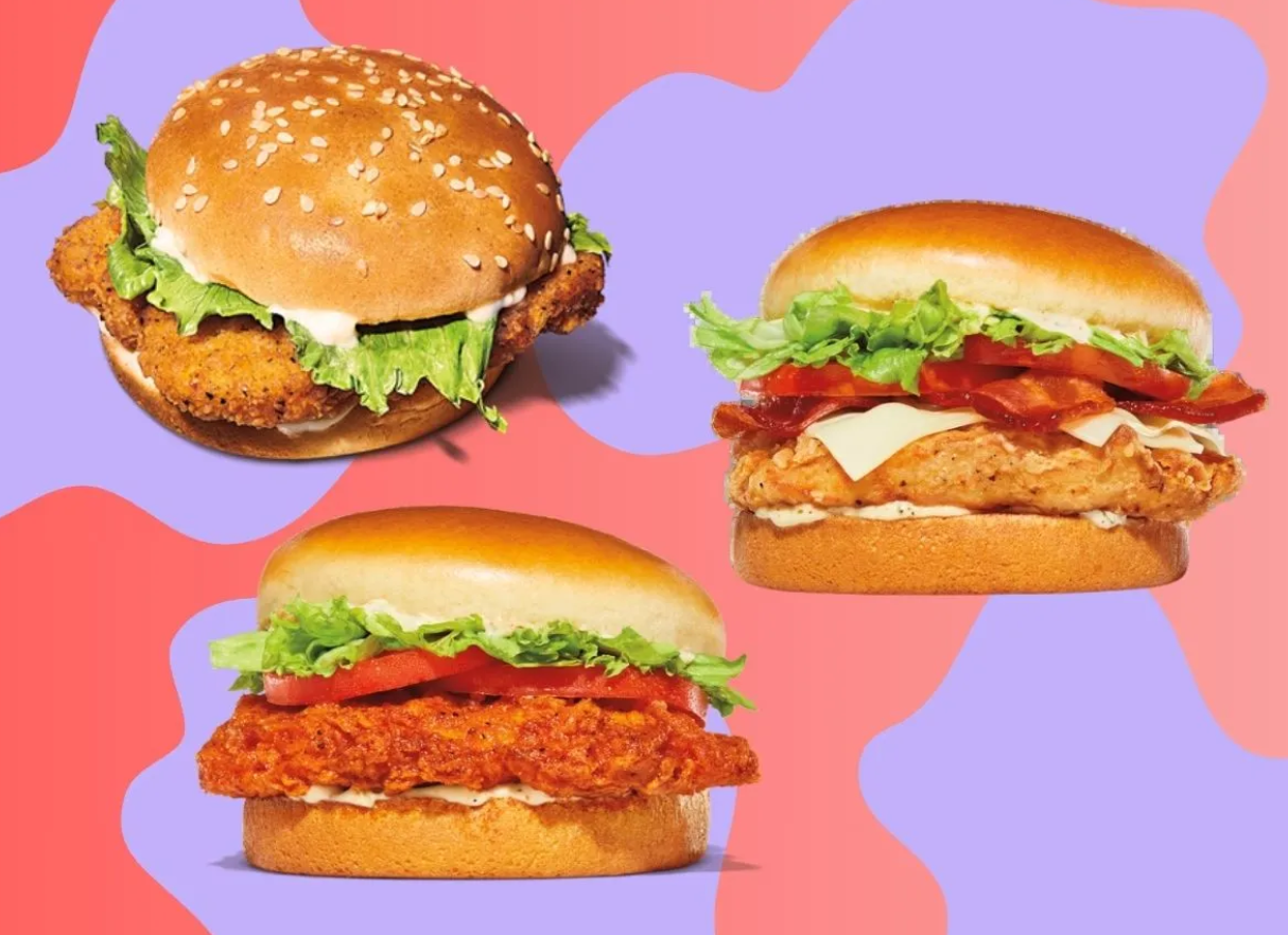 Chicken & Fish options in Burger King