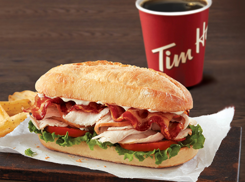 Tim Hortons Lunch Sandwiches