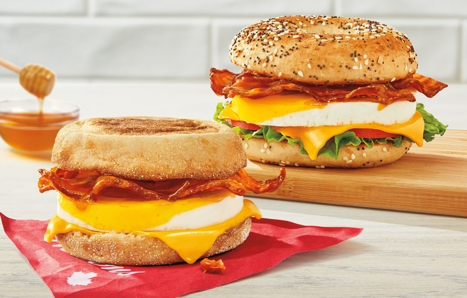 Tim Hortons Hot Breakfast Sandwiches