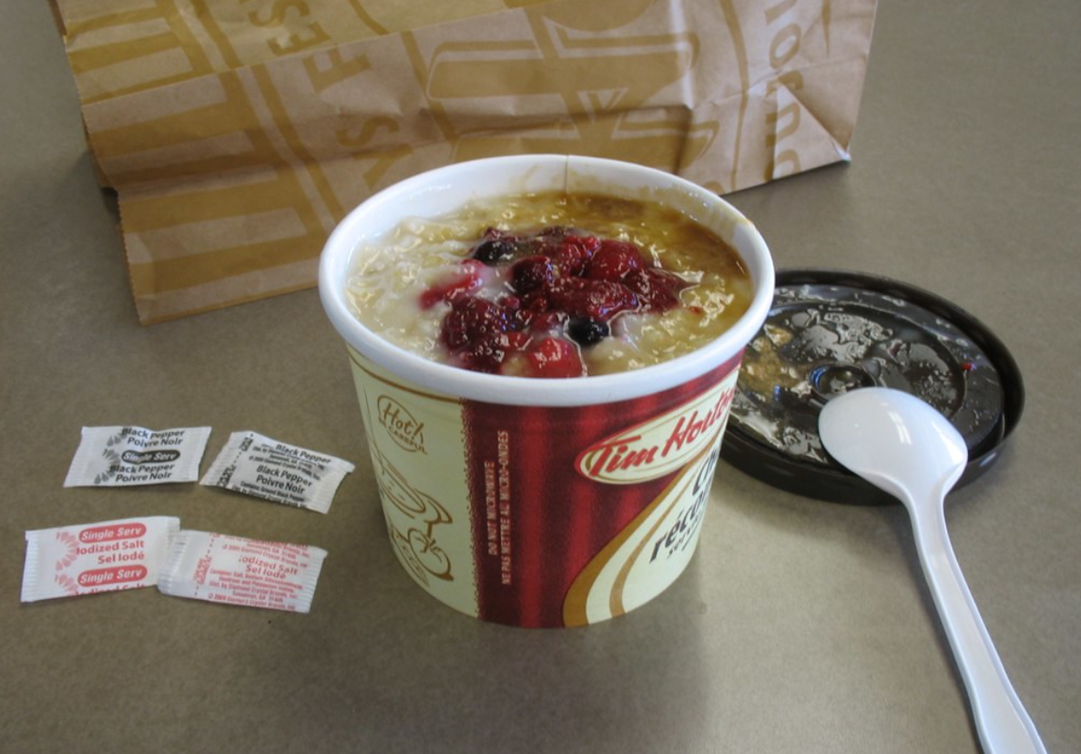 Tim Hortons Oatmeal